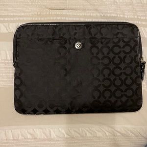 Coach laptop case